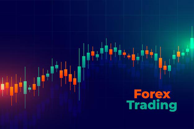 Various currency symbols representing forex trading